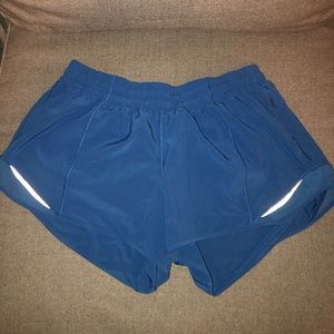 Royal Blue Hotty Hot lululemon shorts *tall*